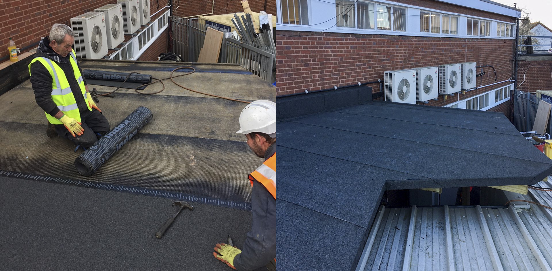 Flat roof, Benfleet, Essex